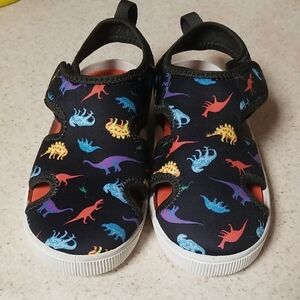 Carter's Black Dinosaur Water Shoes